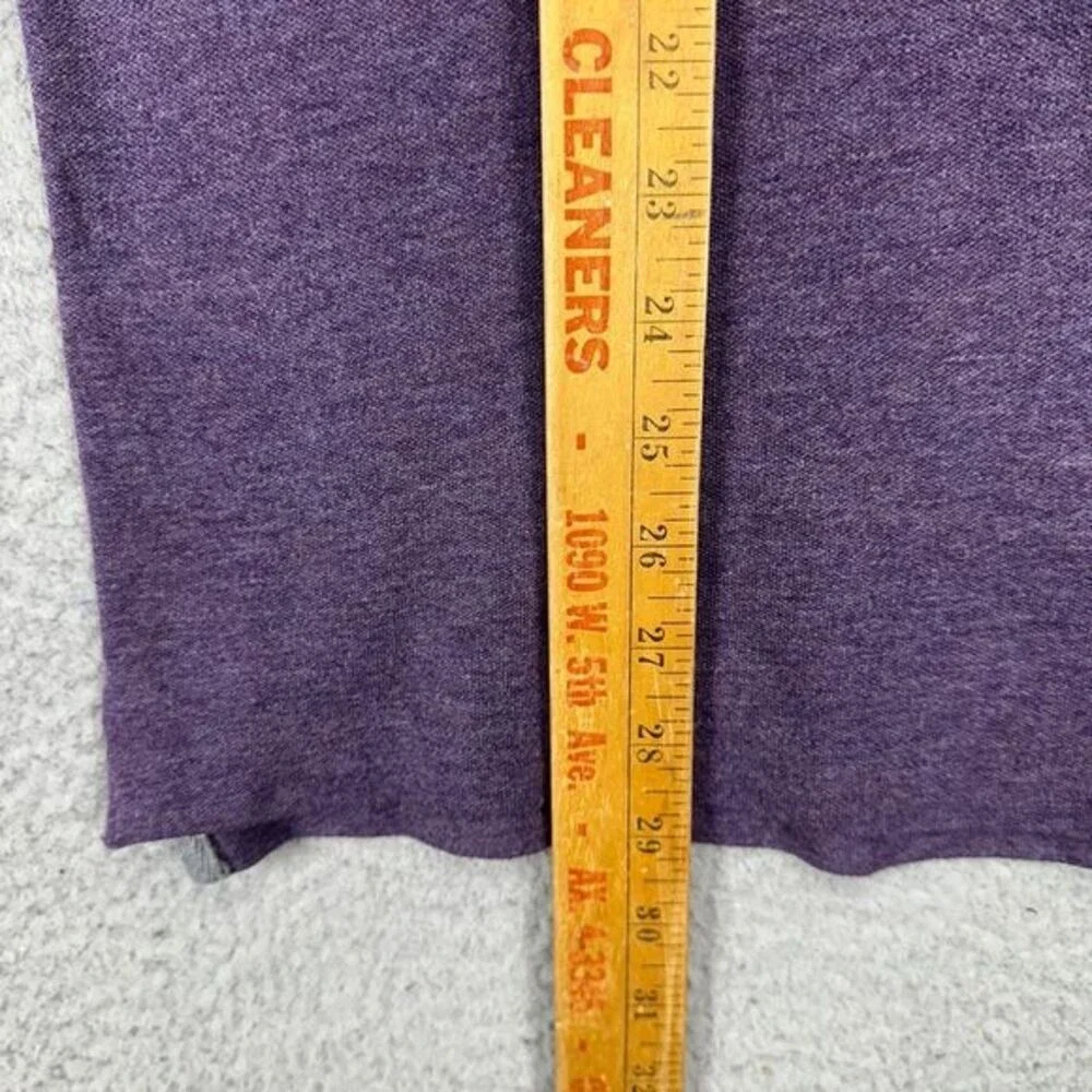 Banana Republic Polo Shirt Adult Large Purple Standard Fit Stretch Rugby Mens